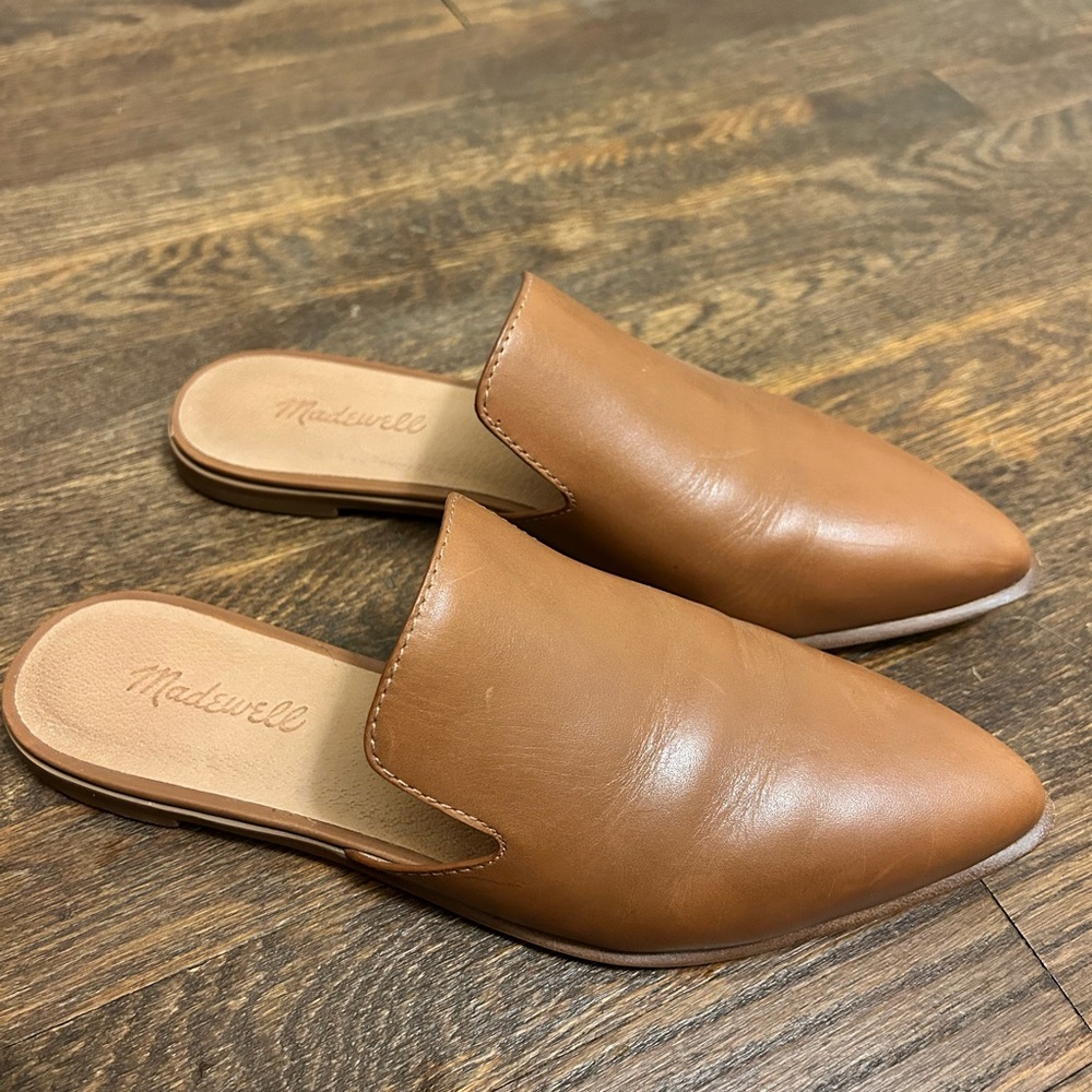 Madewell Leather Mules - 8.5
